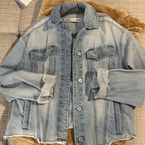 Zara Women's Classic Blue Jean Jacket